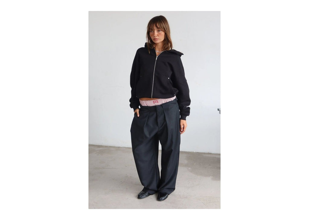 Nude Project Beast Zip-Up Hoodie Black