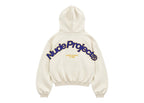 Nude Project Beast Zip-Up Hoodie Marshmallow