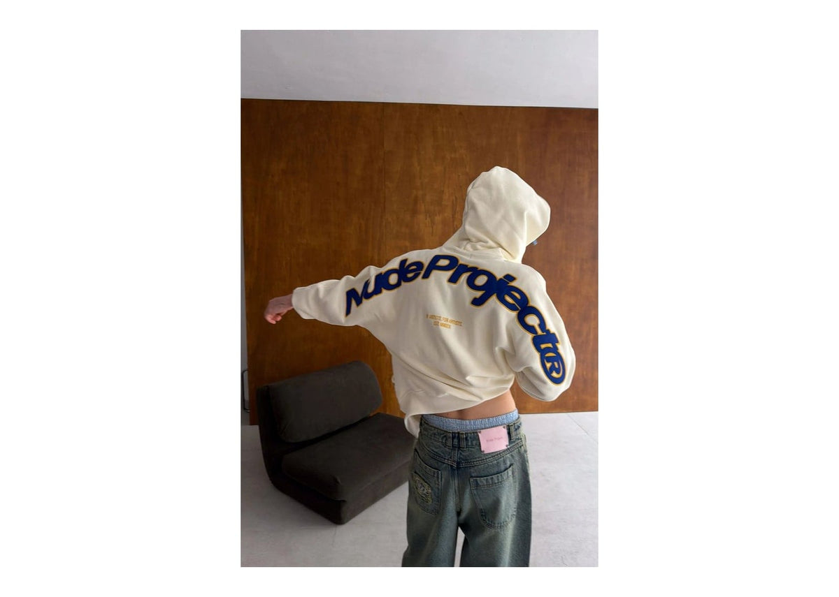 Nude Project Beast Zip-Up Hoodie Marshmallow