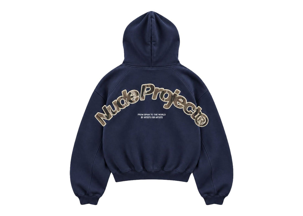Nude Project Beast Zip-Up Hoodie Navy