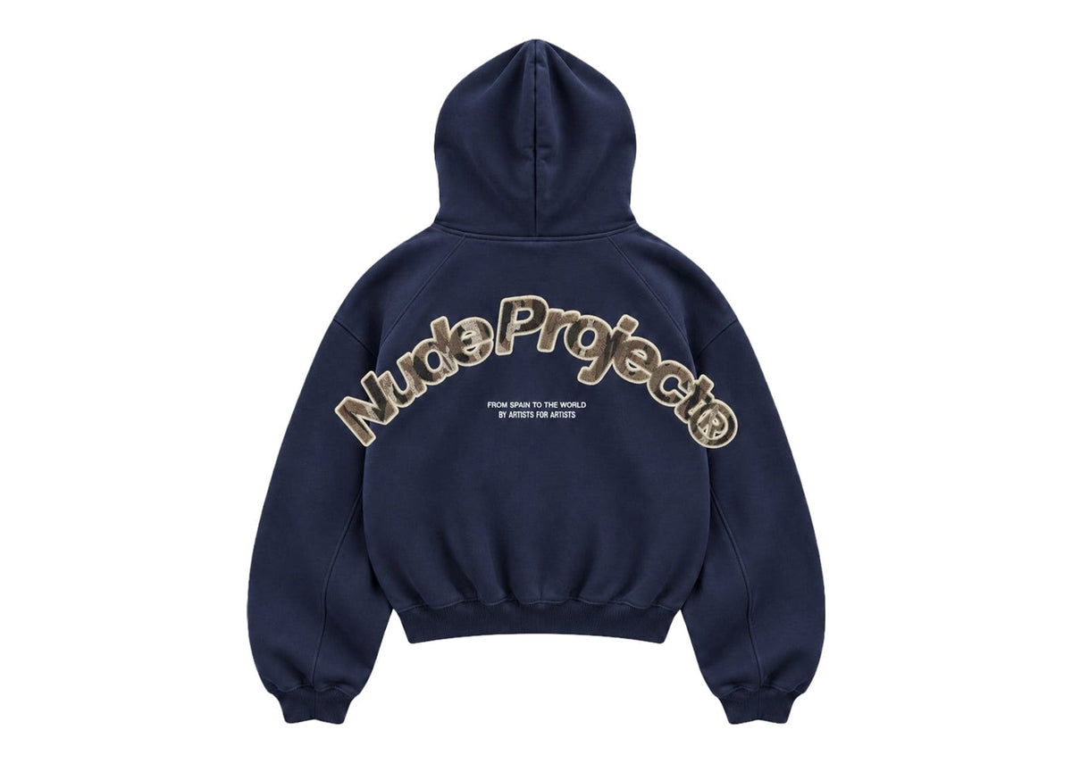 Nude Project Beast Zip-Up Hoodie Navy