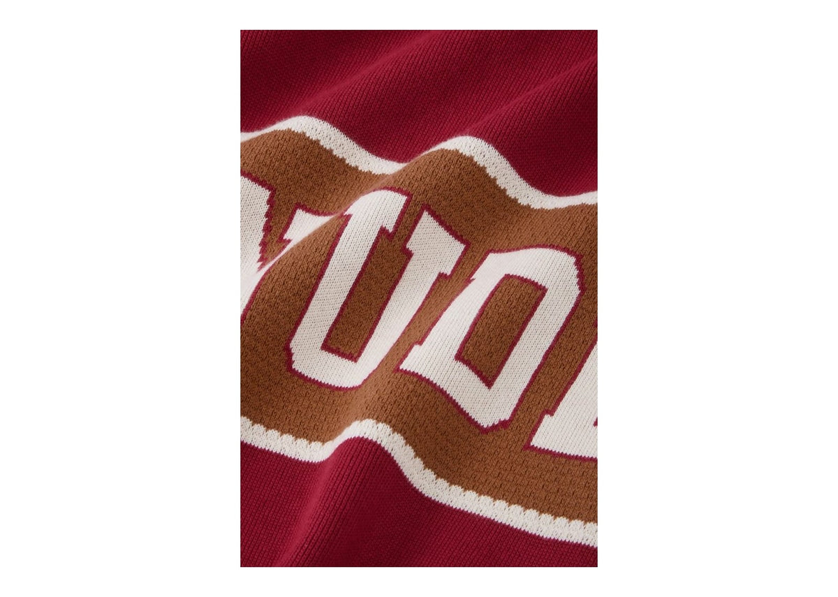 Nude Project Big-Striped Knit Sweater Red