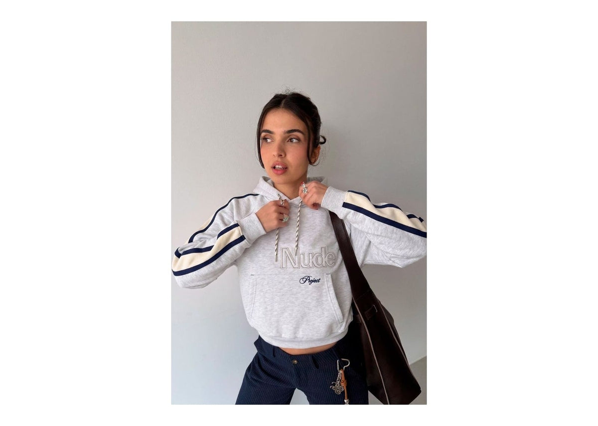 Nude Project Biggie Hoodie Grey Melange