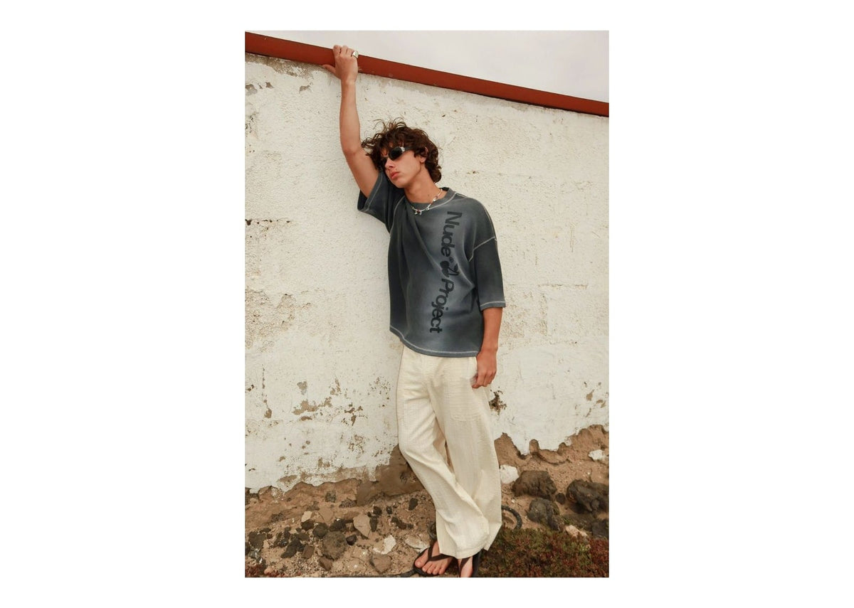 Nude Project Block Tee Ash