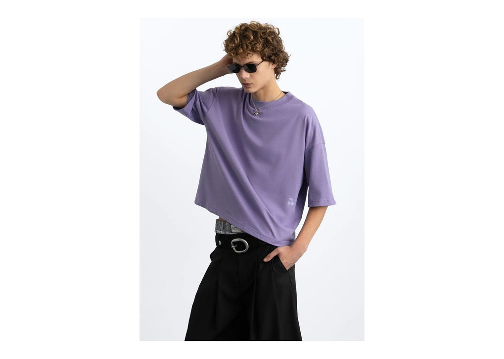 Nude Project Block Tee Purple