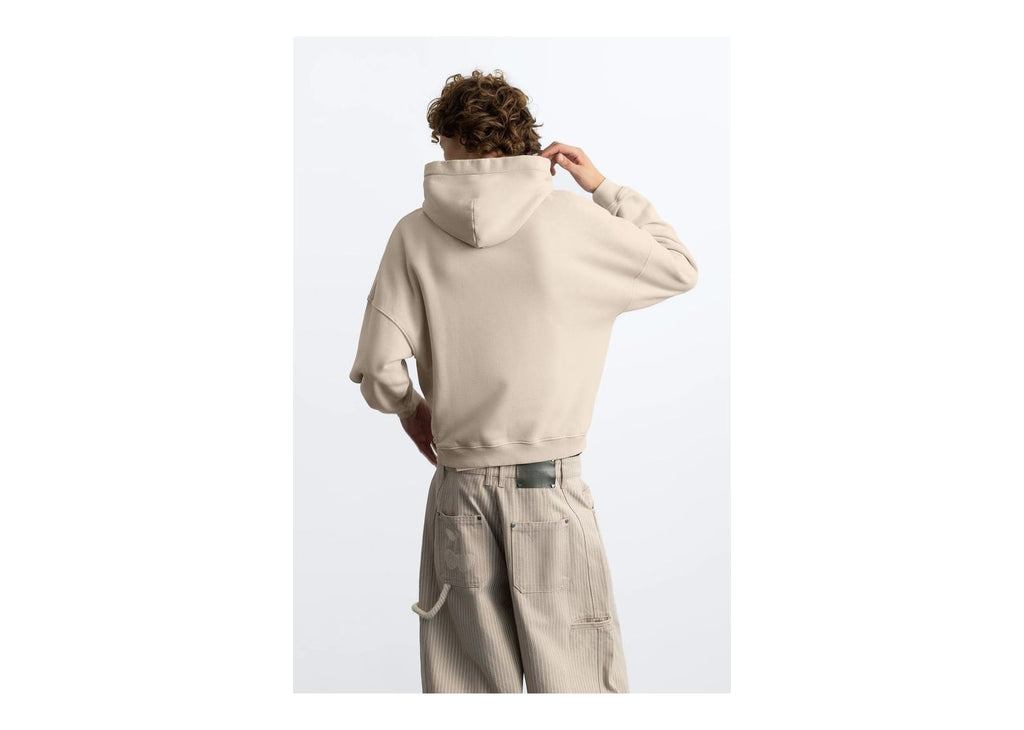 Nude Project Box Logo Hoodie Ivory