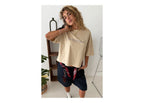 Nude Project Box Logo Tee Beige