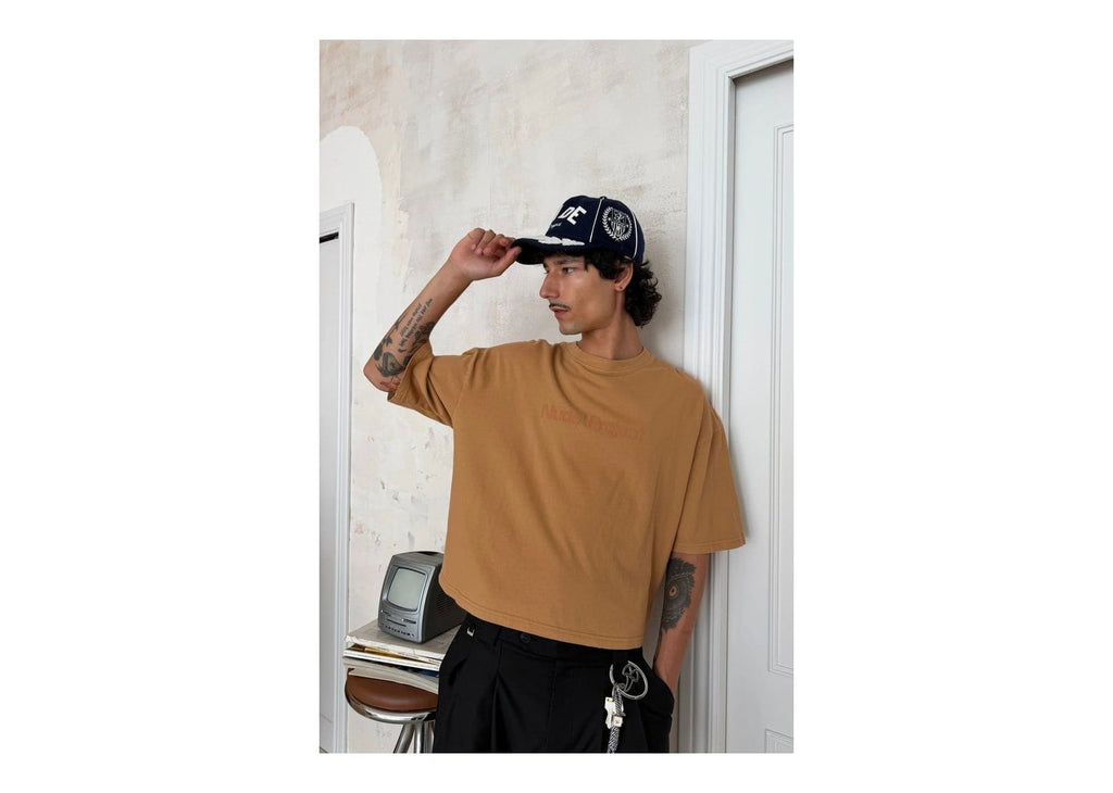Nude Project Box Logo Tee Brown