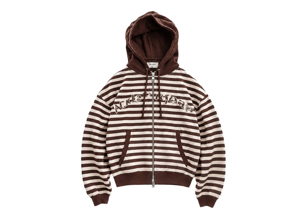 Nude Project Clyde Zip-Up Hoodie Brown