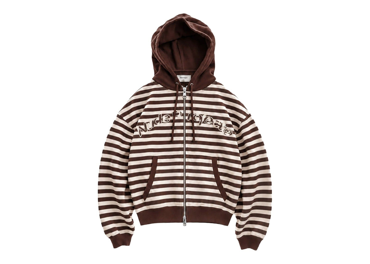 Nude Project Clyde Zip-Up Hoodie Brown