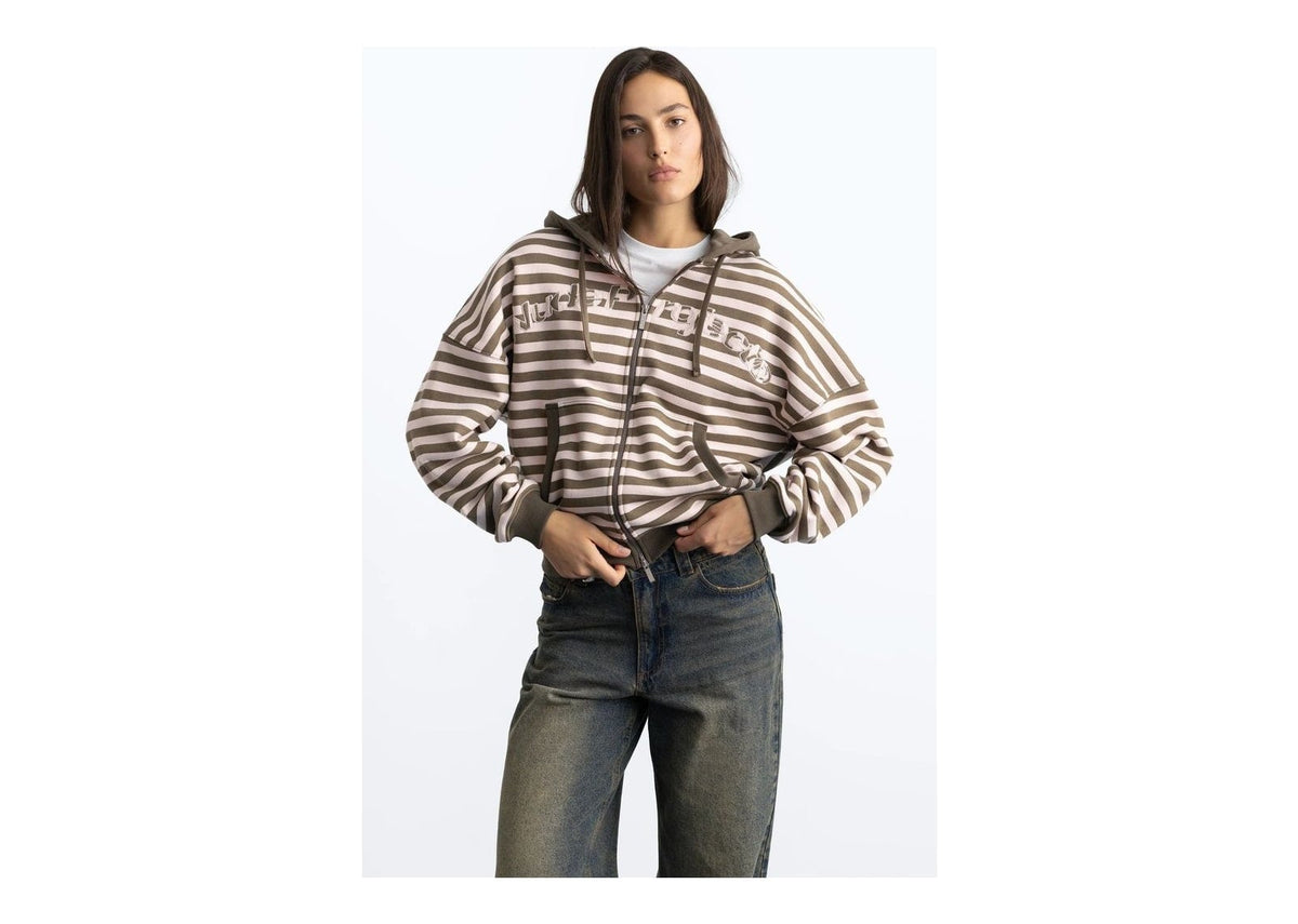 Nude Project Clyde Zip-Up Hoodie Green