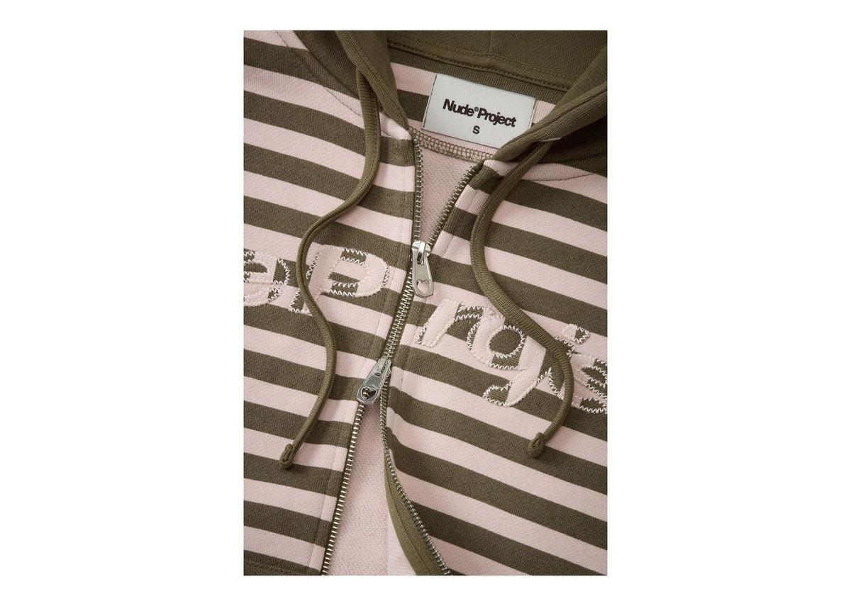 Nude Project Clyde Zip-Up Hoodie Green
