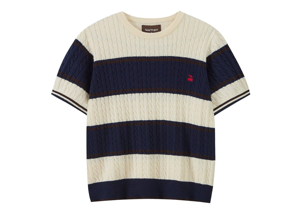 Nude Project Costa Knit Tee Blue