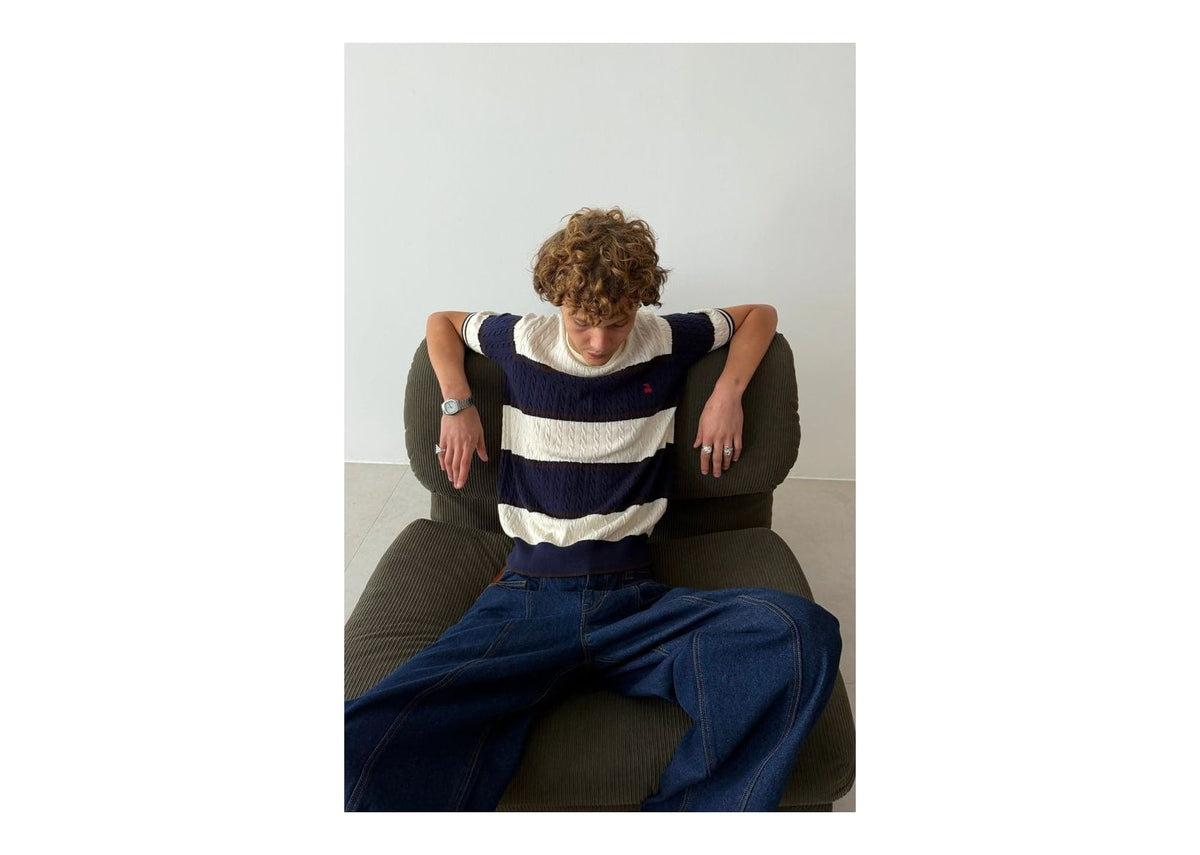 Nude Project Costa Knit Tee Blue