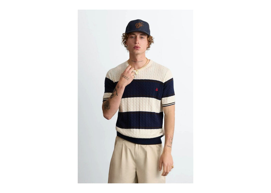 Nude Project Costa Knit Tee Blue