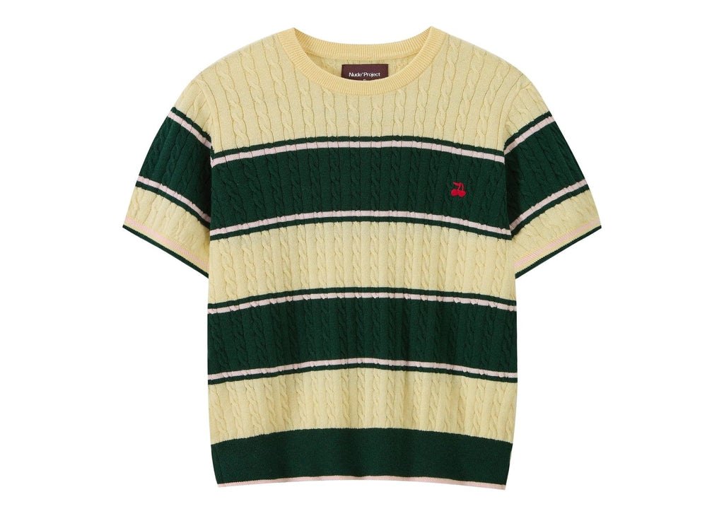 Nude Project Costa Knit Tee Green