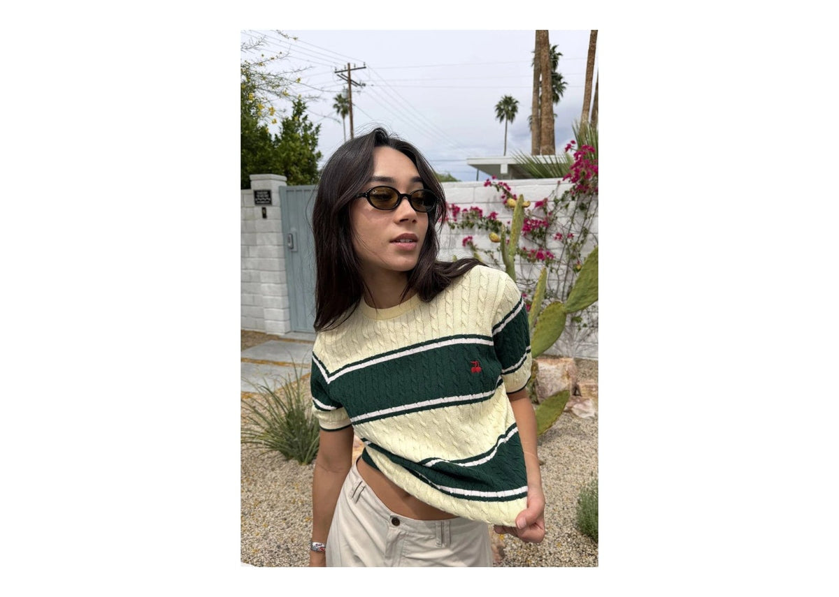 Nude Project Costa Knit Tee Green