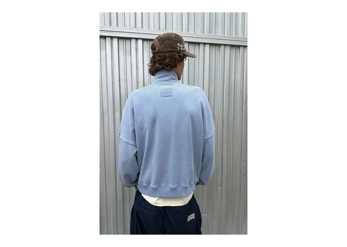 Nude Project Daegu Quarter-Zip Baby Blue