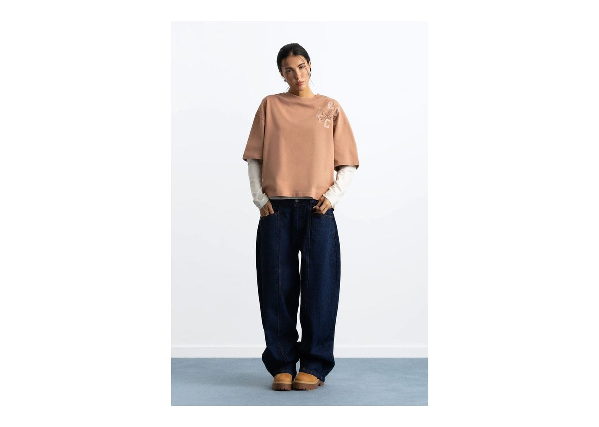 Nude Project Department Tee Brown
