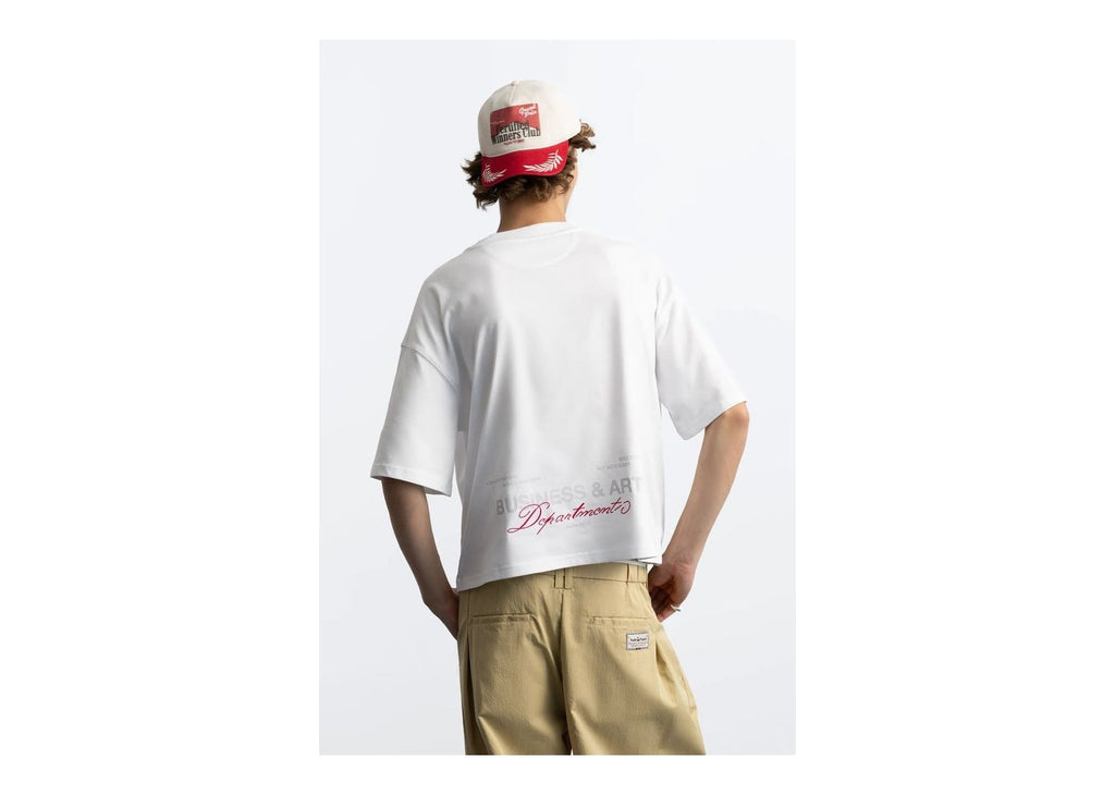 Nude Project Department Tee White