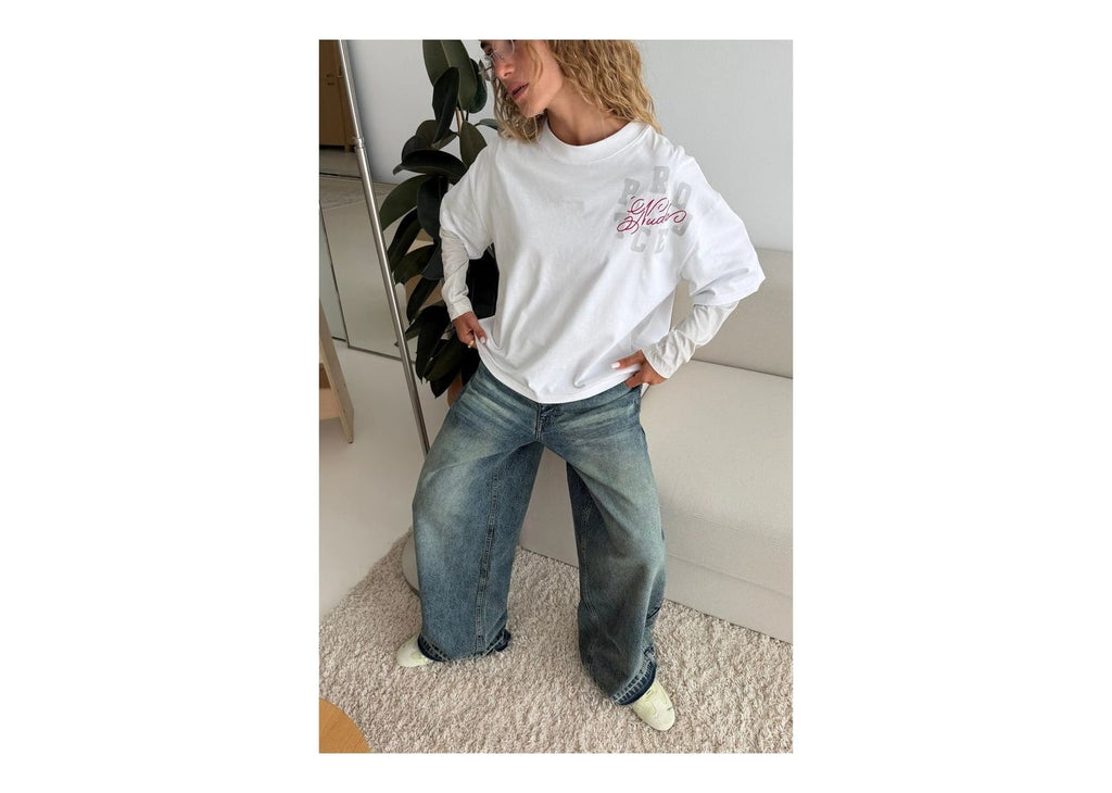 Nude Project Department Tee White