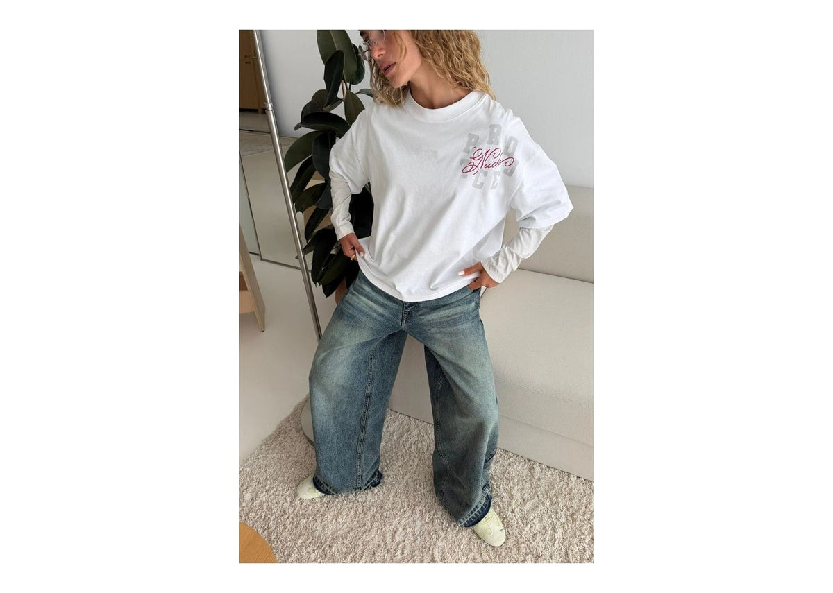 Nude Project Department Tee White