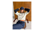 Nude Project Double Neck Long-Sleeve Tee White