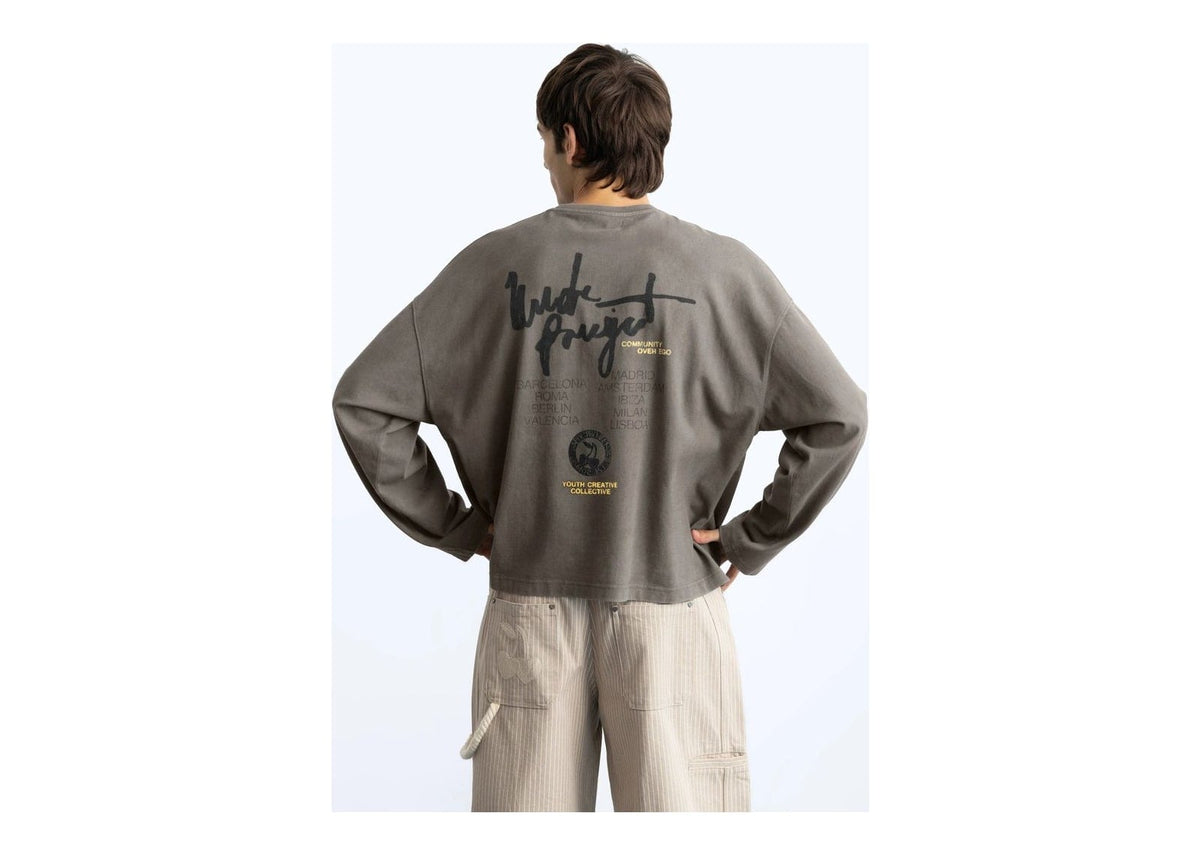 Nude Project Ego Long-Sleeve Tee Ash