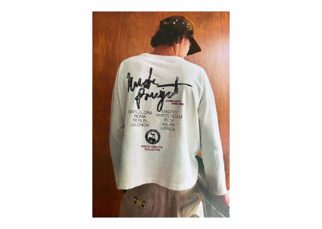 Nude Project Ego Long-Sleeve Tee Marshmallow