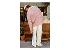 Nude Project Faded Striped Polo Red