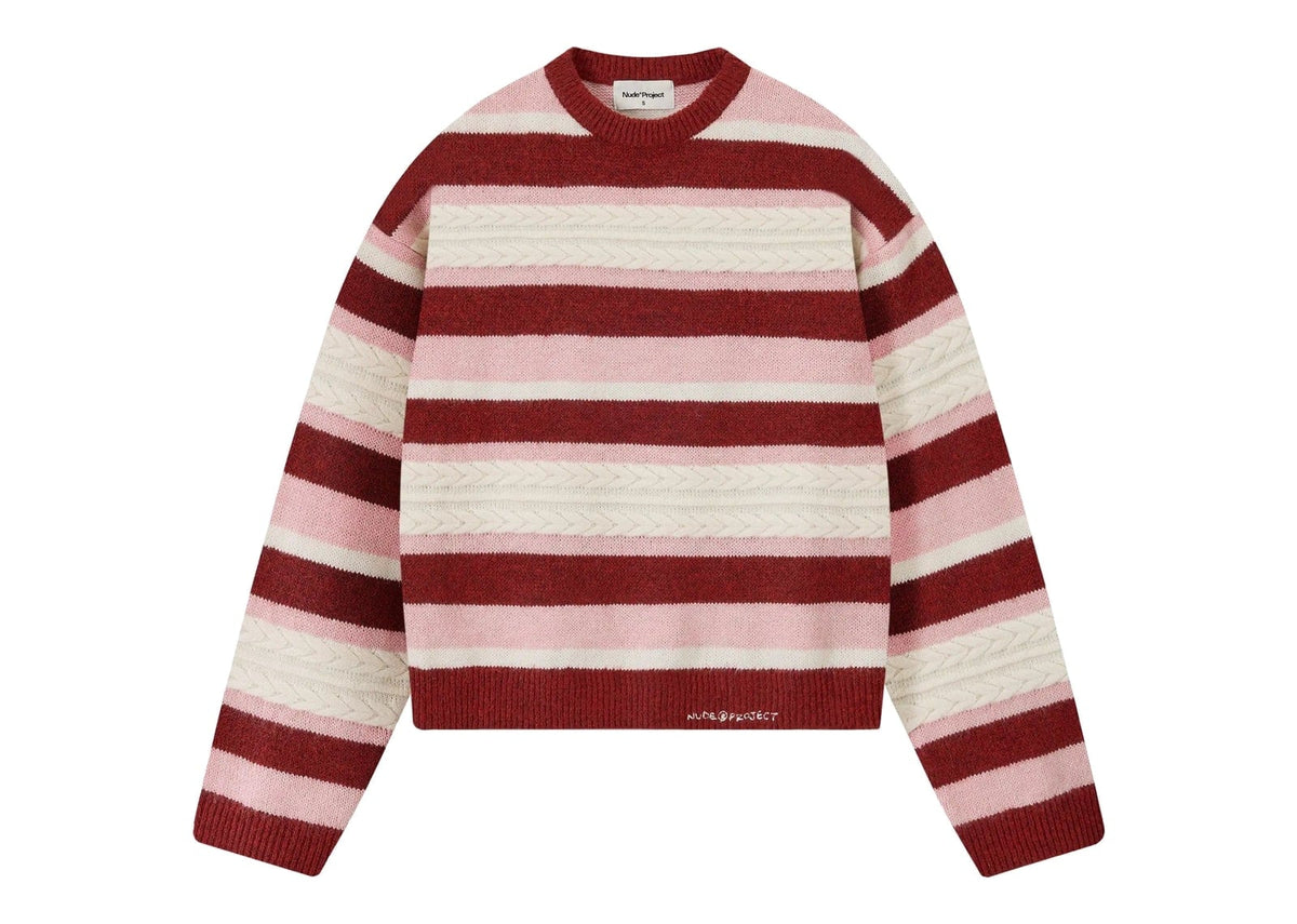 Nude Project Flamingo Knit Sweater Burgundy