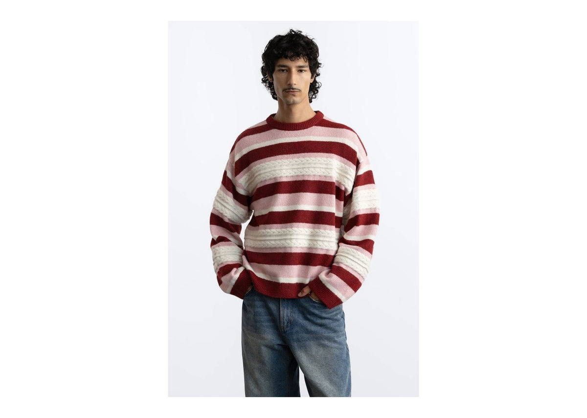 Nude Project Flamingo Knit Sweater Burgundy