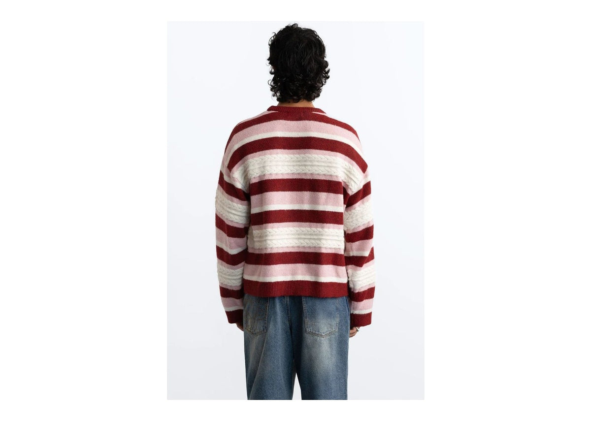 Nude Project Flamingo Knit Sweater Burgundy