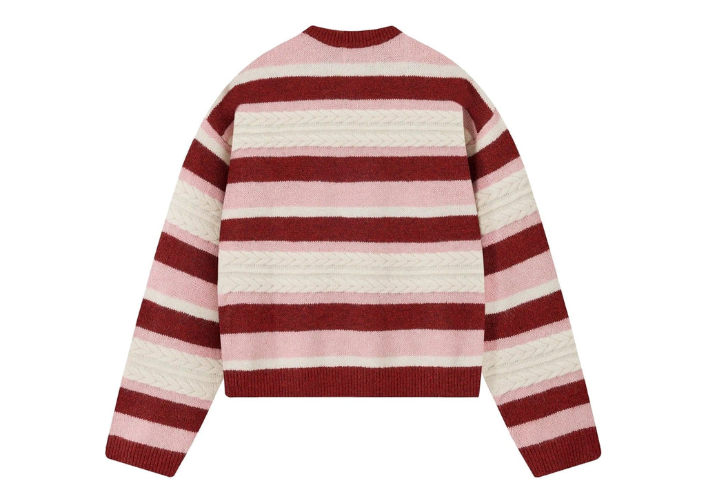 Nude Project Flamingo Knit Sweater Burgundy