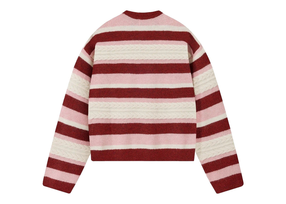 Nude Project Flamingo Knit Sweater Burgundy