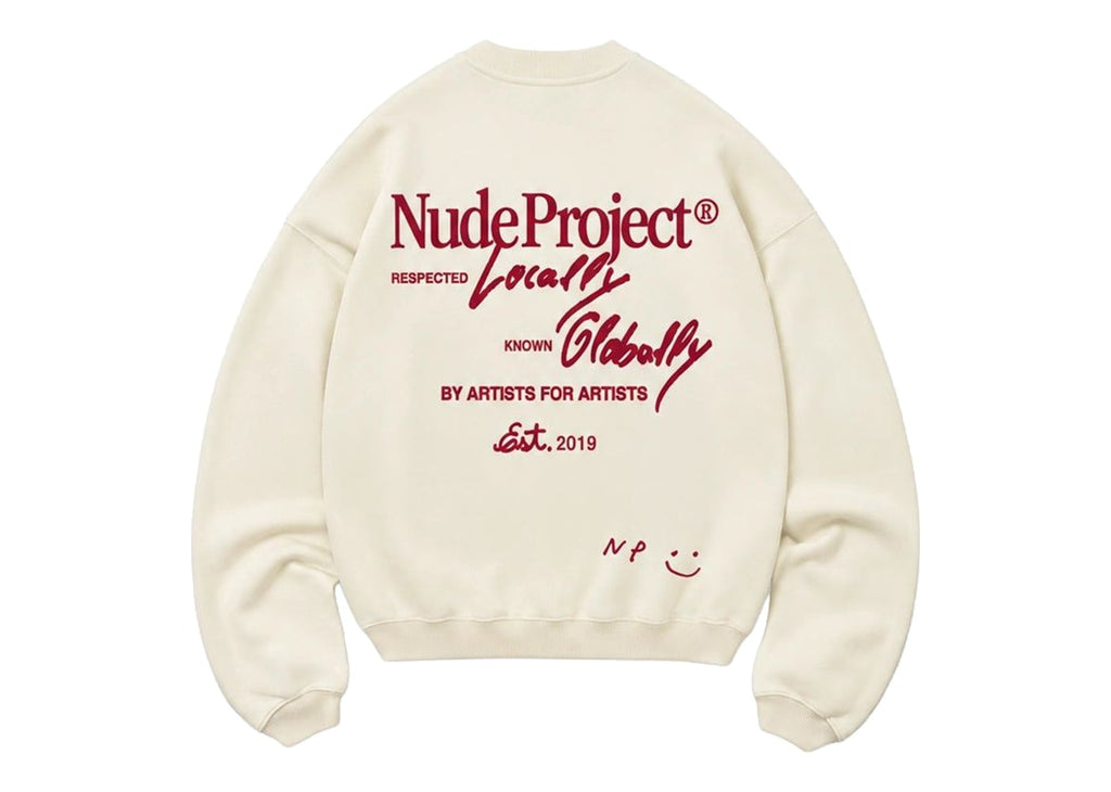 Nude Project Global Soon Sweatshirt Marshmallow