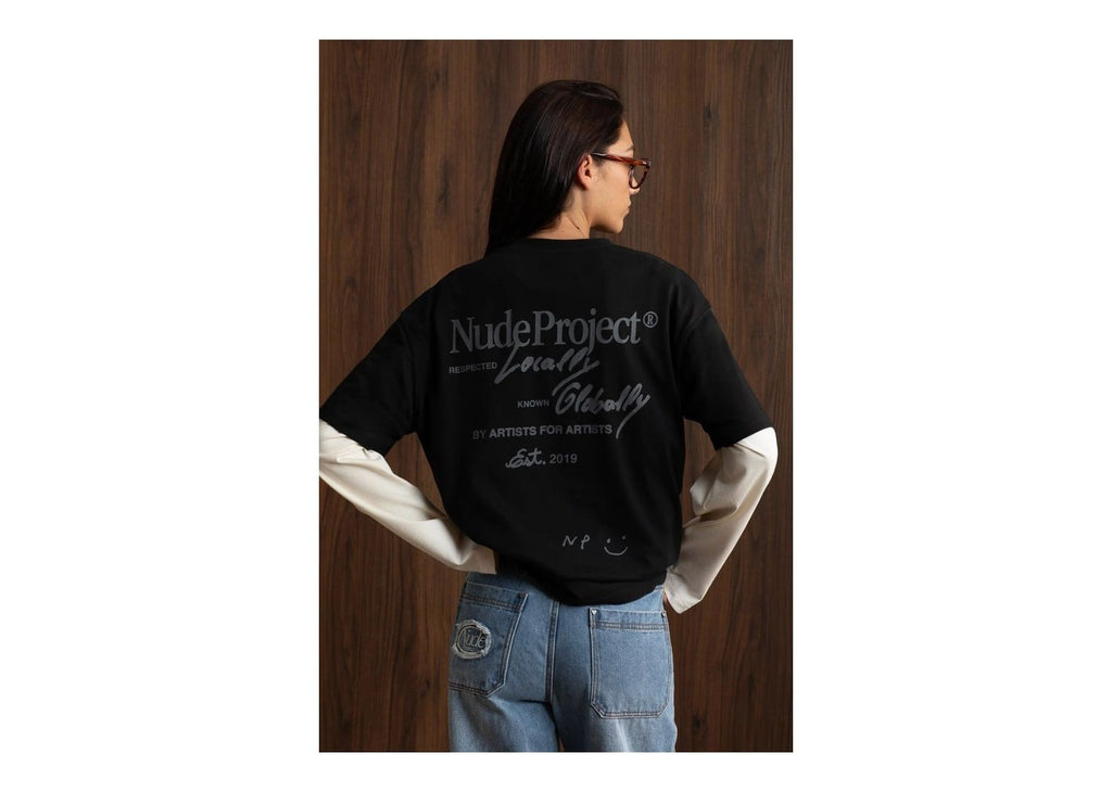 Nude Project Global Soon Tee Black