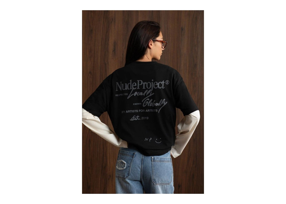 Nude Project Global Soon Tee Black
