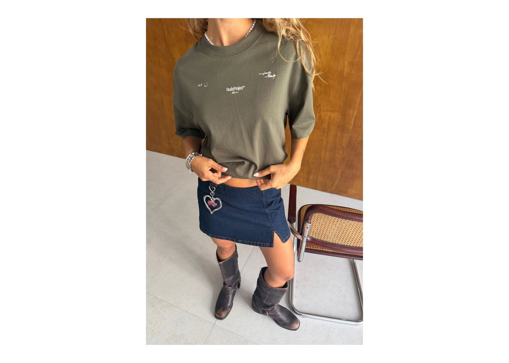 Nude Project Global Soon Tee Khaki
