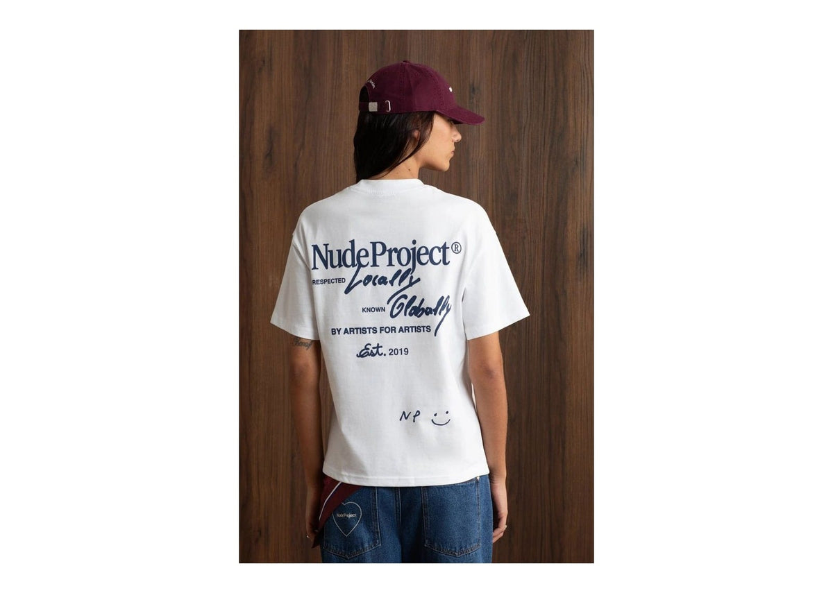 Nude Project Global Soon Tee White