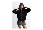 Nude Project Global Soon Zip-Up Hoodie Black