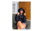 Nude Project Global Soon Zip-Up Hoodie Black