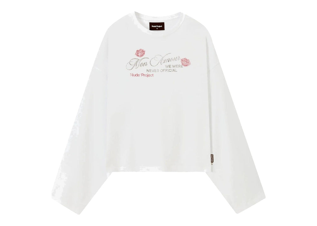 Nude Project Golborne Long-Sleeve Tee White