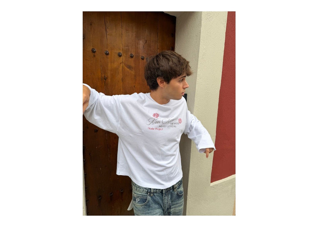 Nude Project Golborne Long-Sleeve Tee White