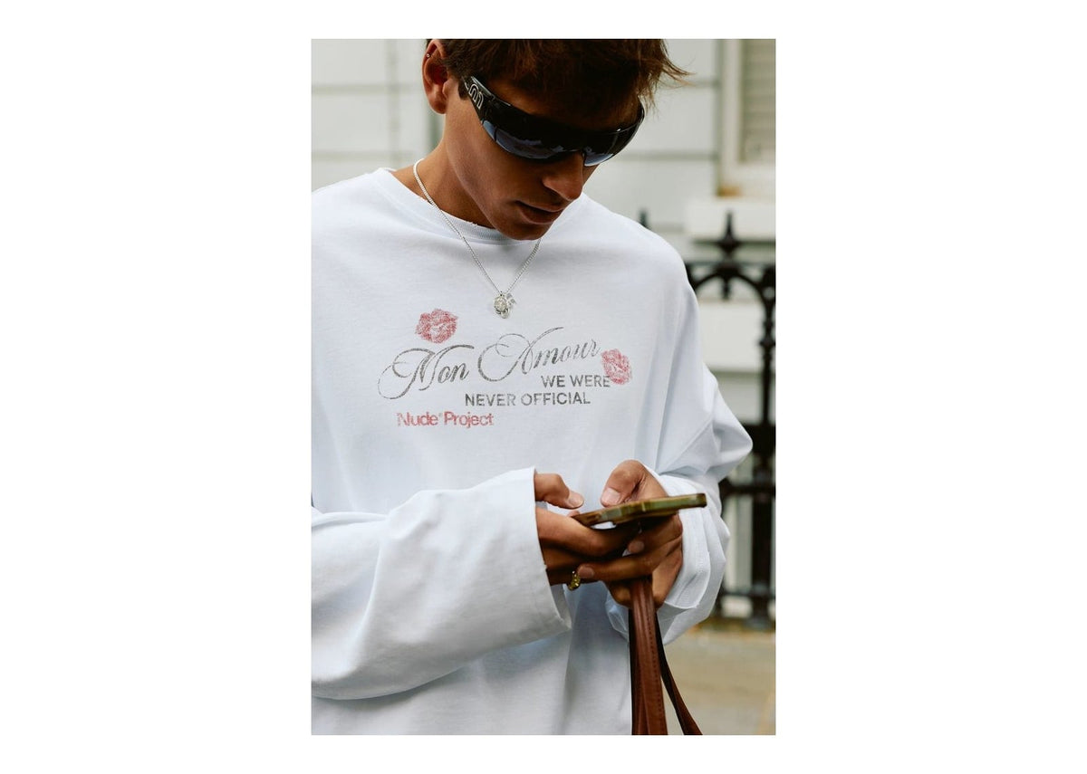 Nude Project Golborne Long-Sleeve Tee White