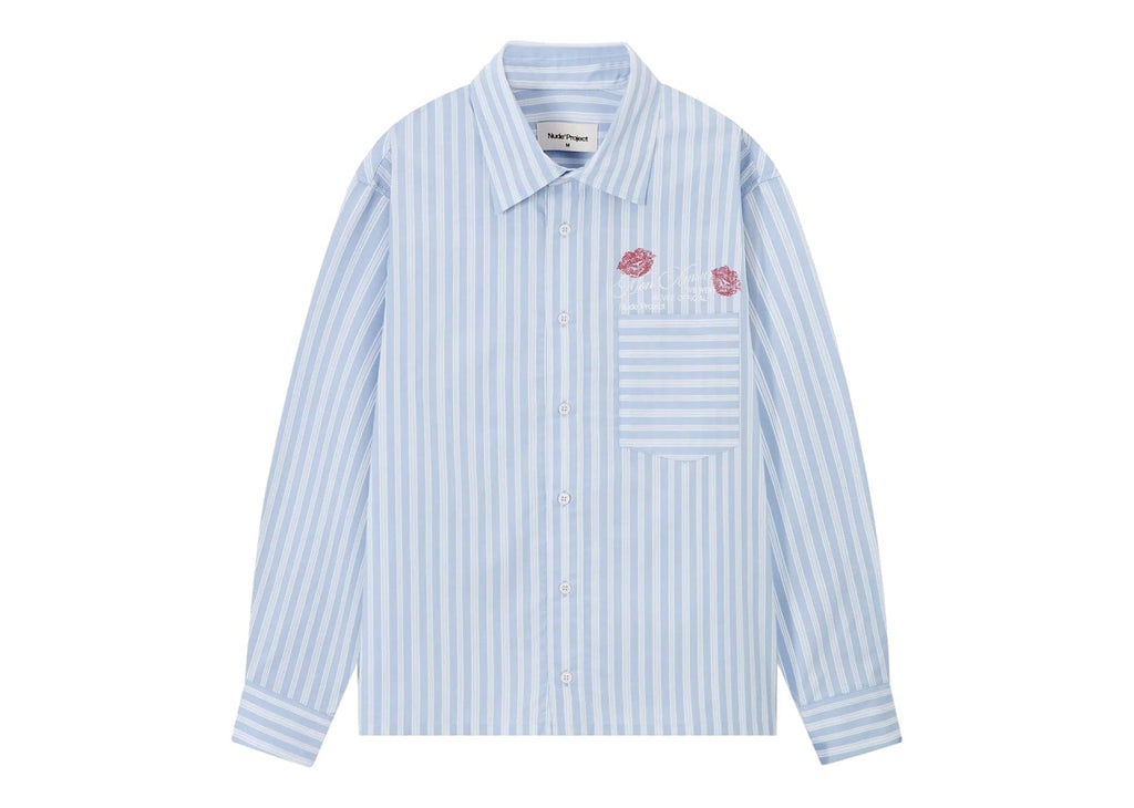 Nude Project Groucho Shirt Light Blue