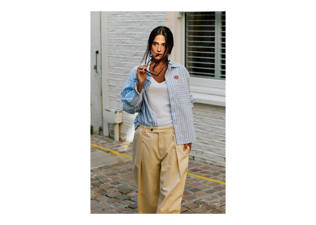 Nude Project Groucho Shirt Light Blue