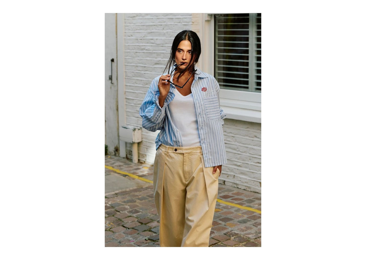 Nude Project Groucho Shirt Light Blue