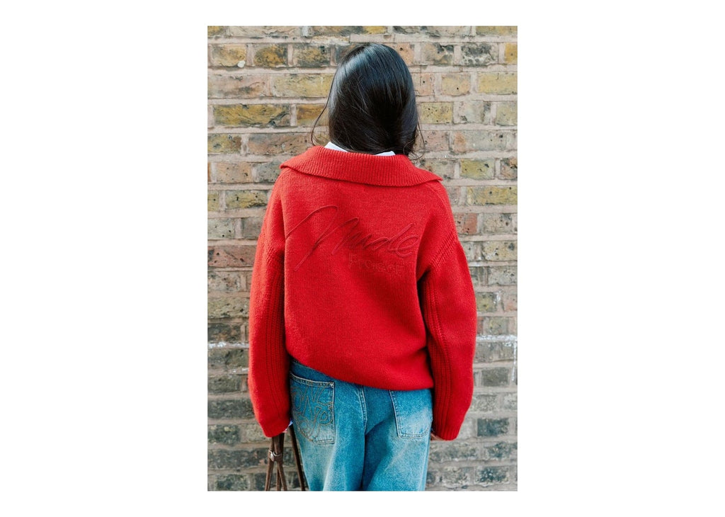 Nude Project Gunner Knit Sweater Red