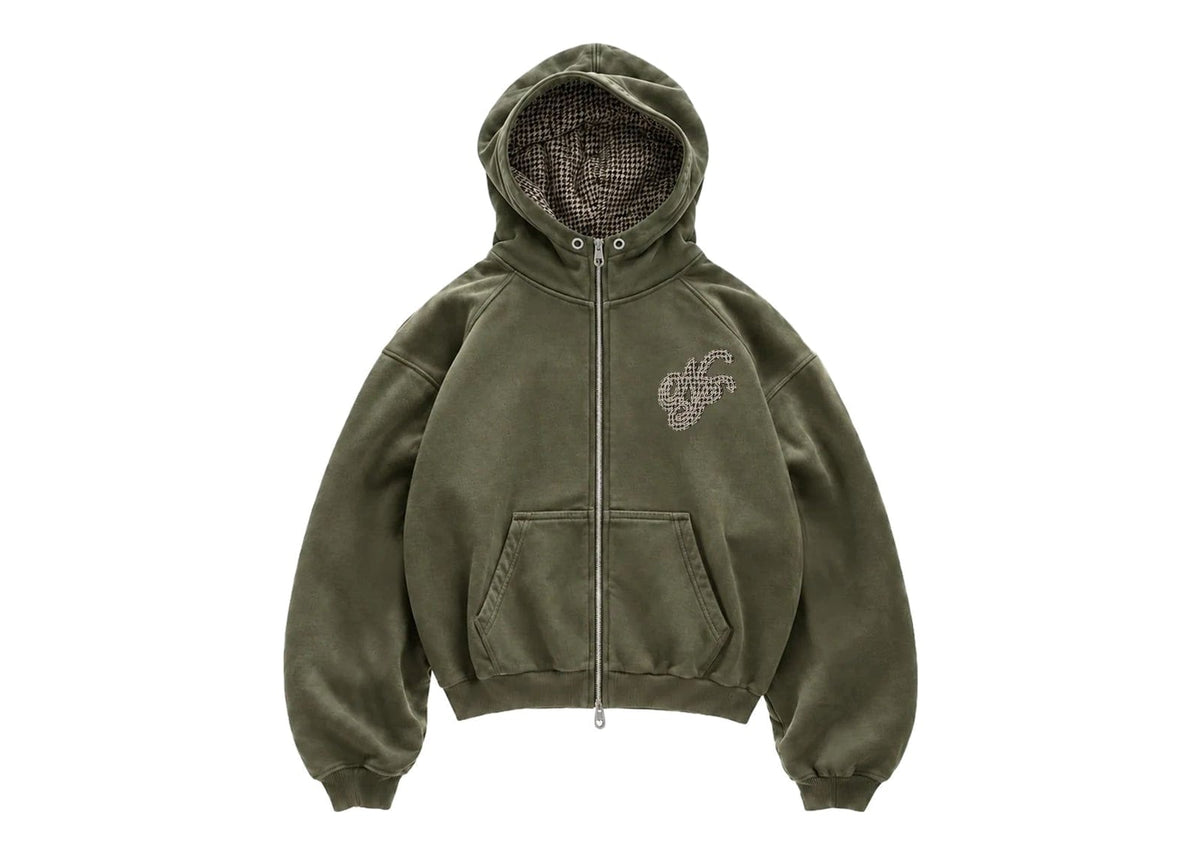 Nude Project Hammers Zip-Up Green
